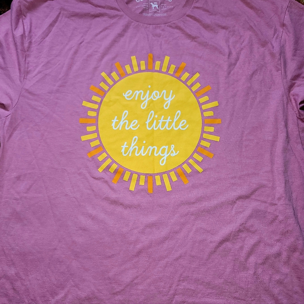Graphic Tee Size 2XL Dusty Rose